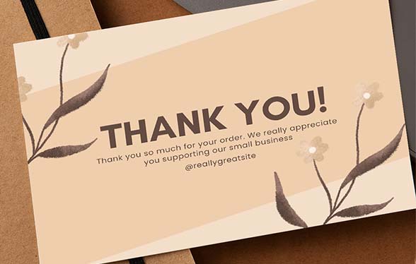 Thank You Card